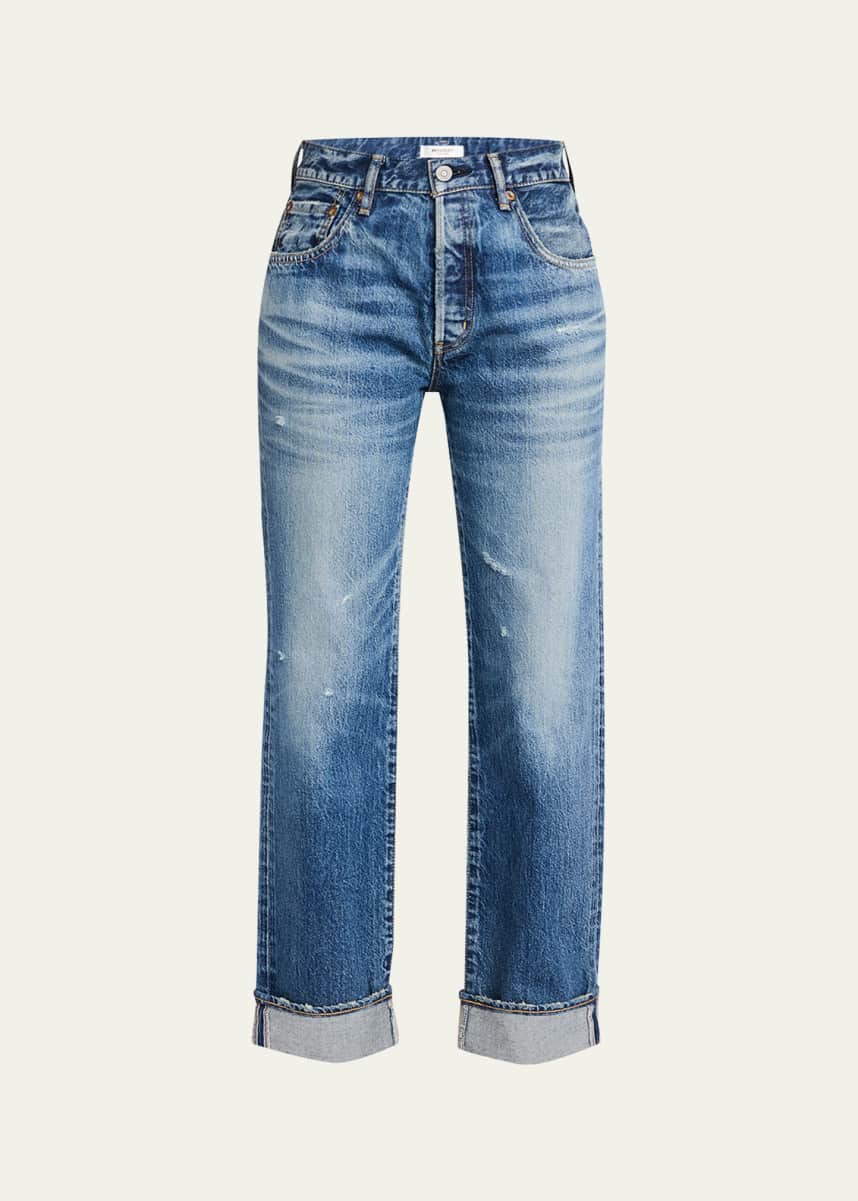 MOUSSY VINTAGE Aquebogue Straight Cuffed Jeans