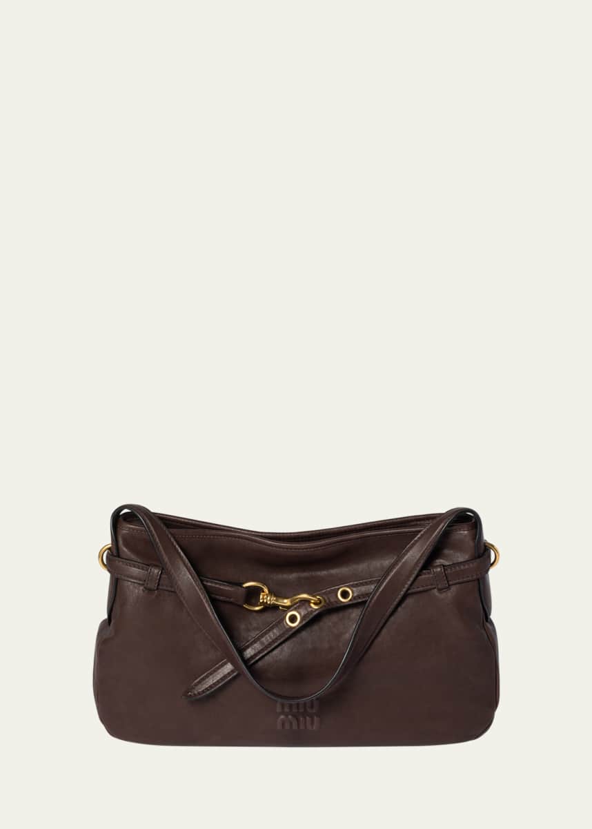 Miu Miu Medium Belt Leather Shoulder Bag