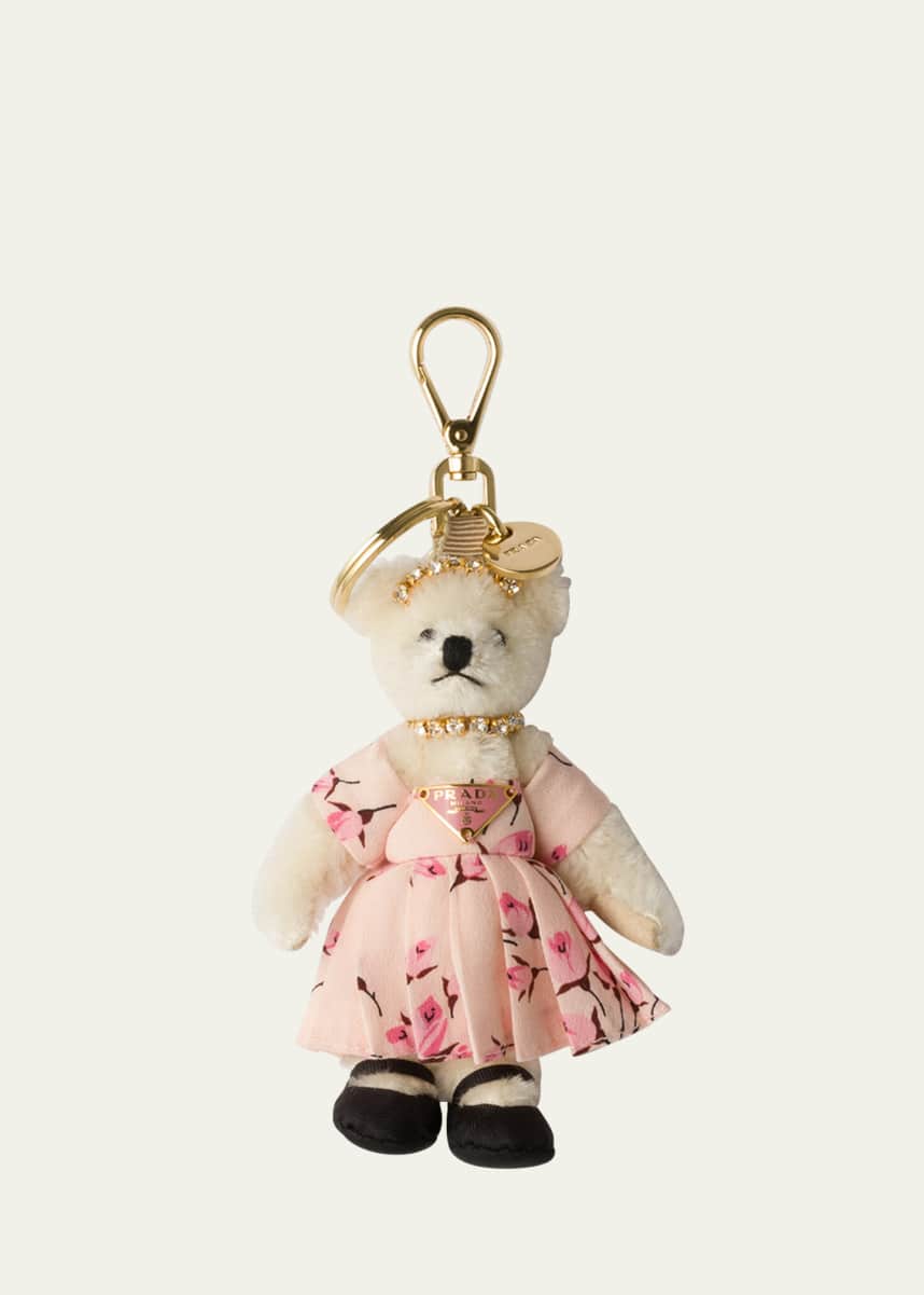 Prada Mary Rose Bear Keychain - Bergdorf Goodman