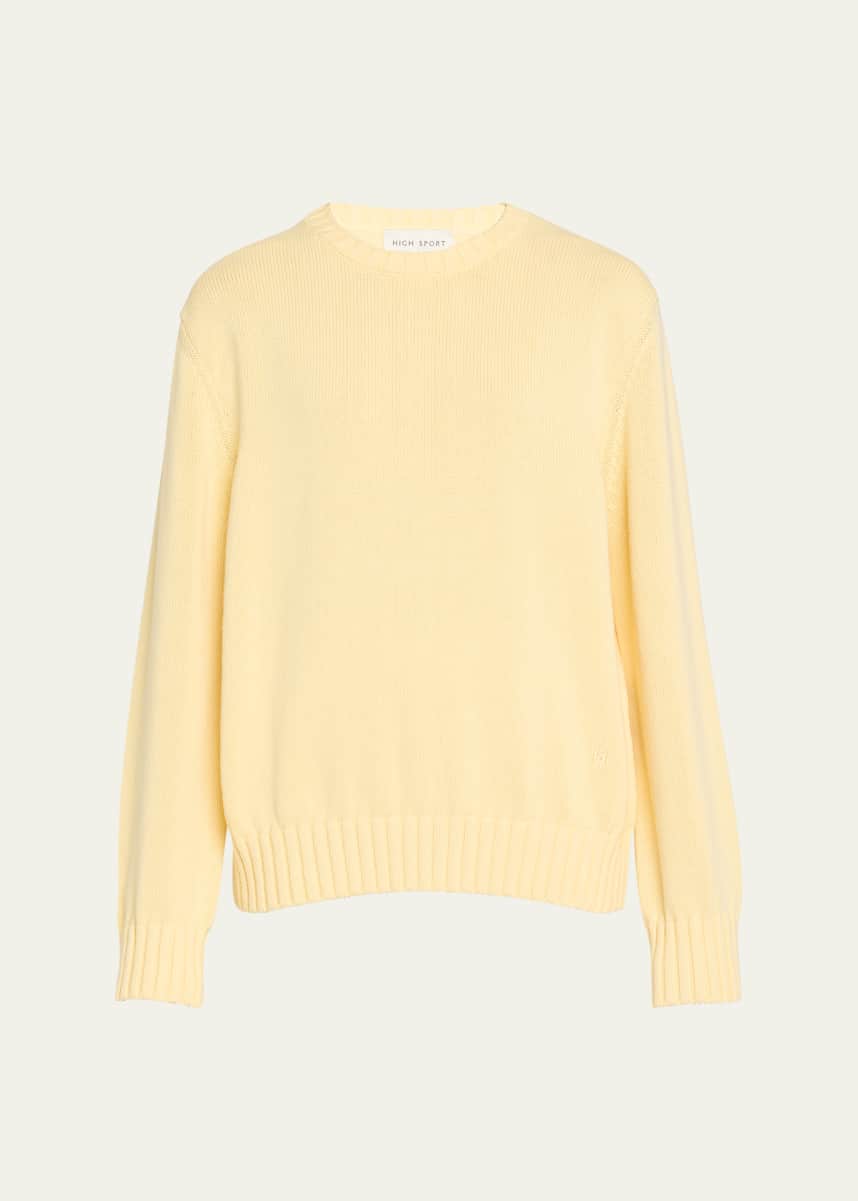 HIGH SPORT Jordan Cotton Crewneck Sweater