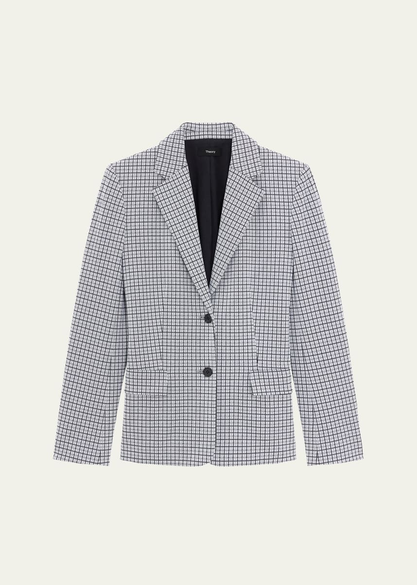 Theory Single-Breasted Two-Button Blazer