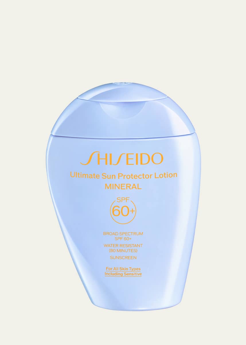 Shiseido Ultimate Sun Protector Lotion Mineral with SPF60+, 5 oz.