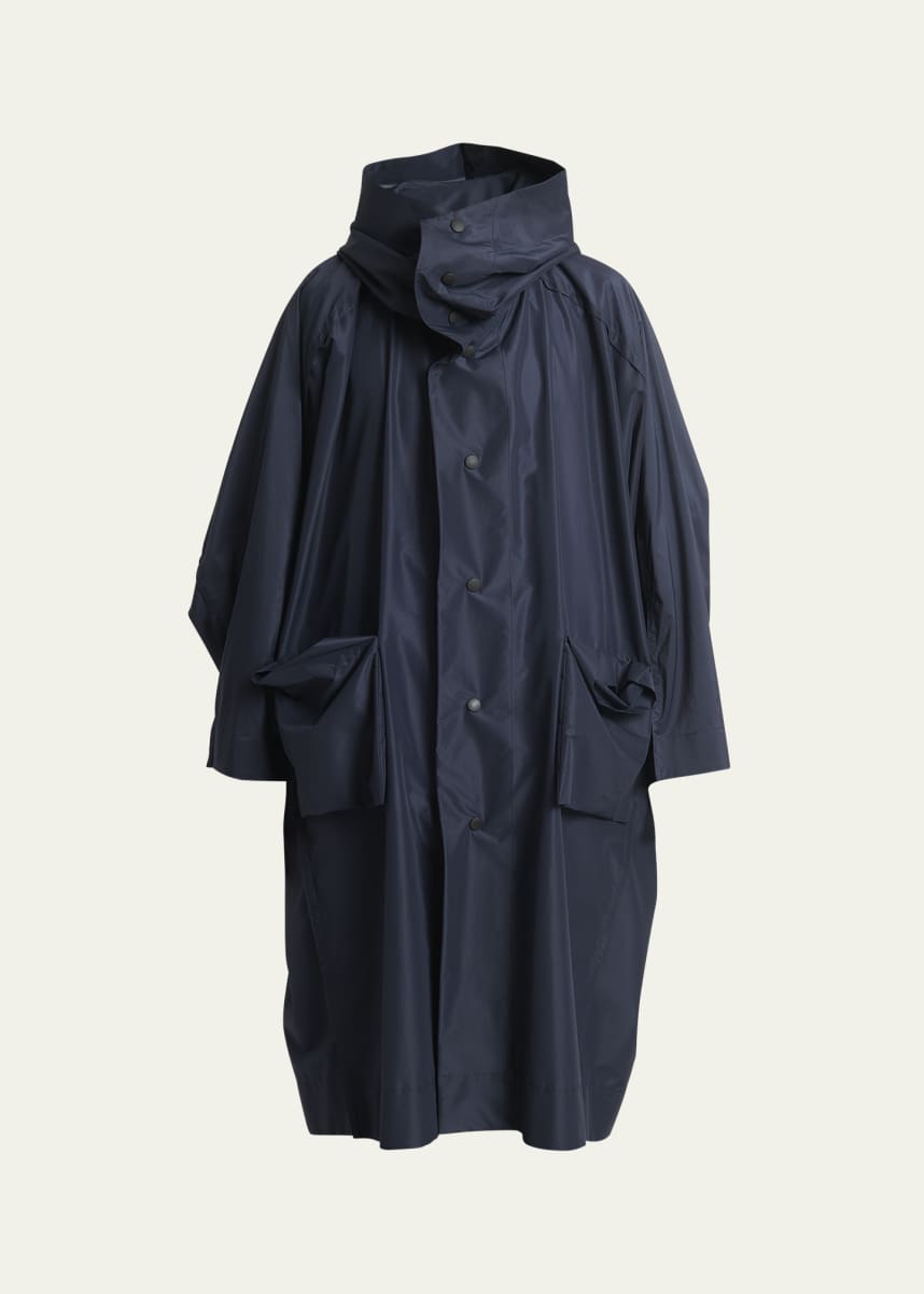 Homme Plisse Issey Miyake Men's Nylon Kite Coat