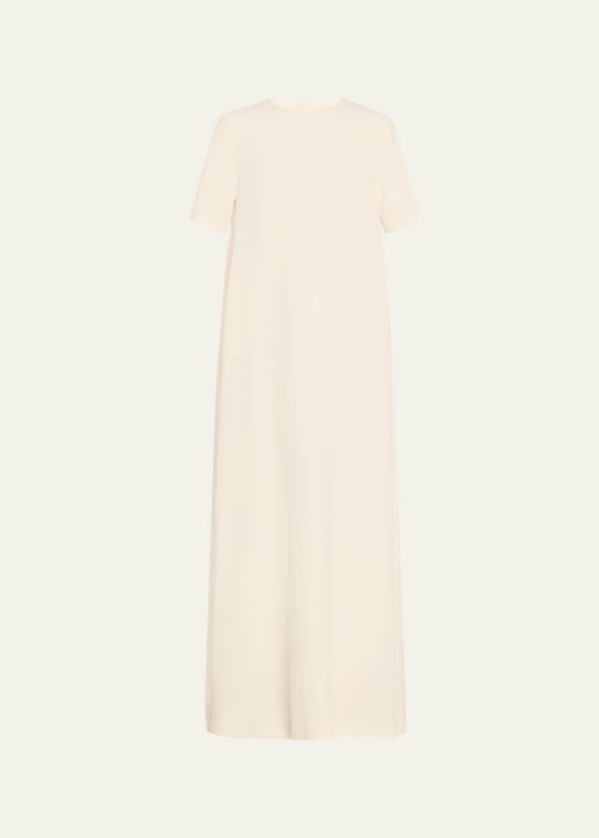 Brioni Long Silk T-Shirt Dress