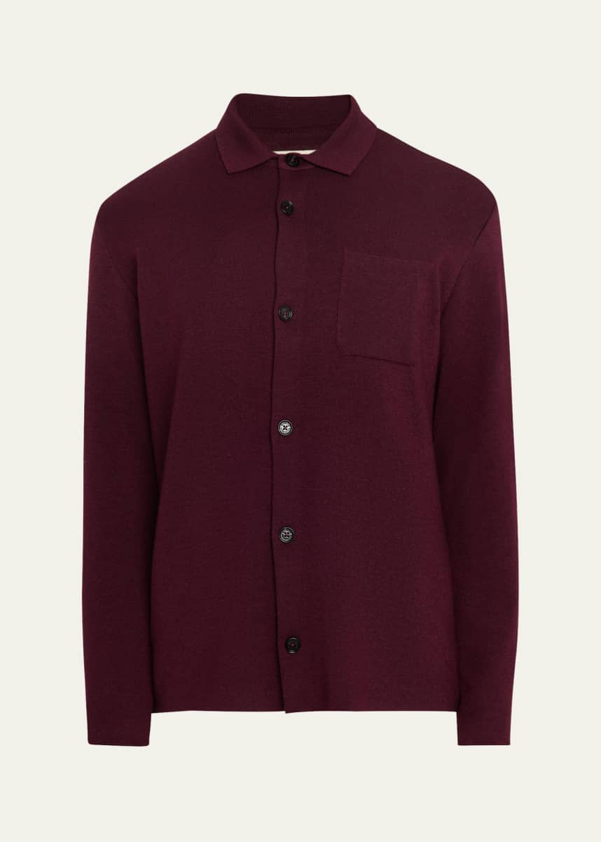 Baldassari Men's Wool Overshirt