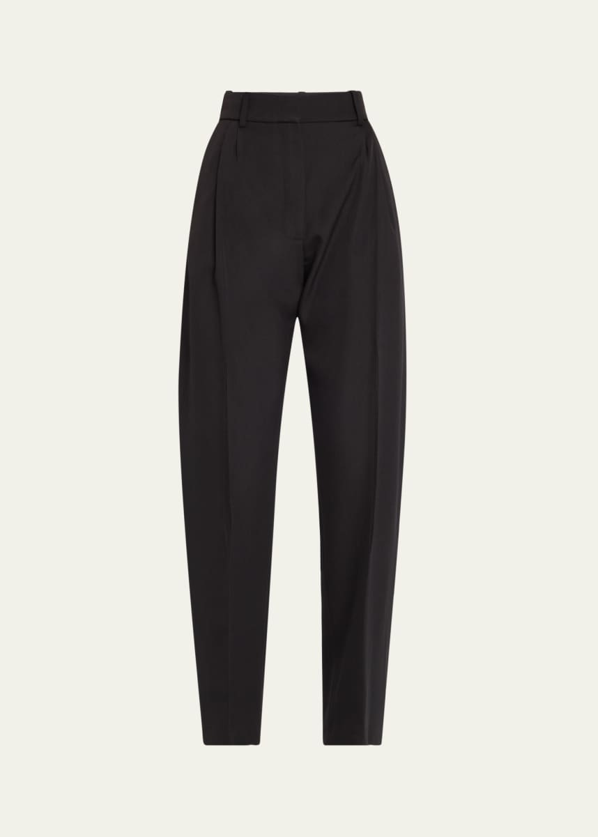 A.W.A.K.E. MODE Tapered Pants with Vertical Slits