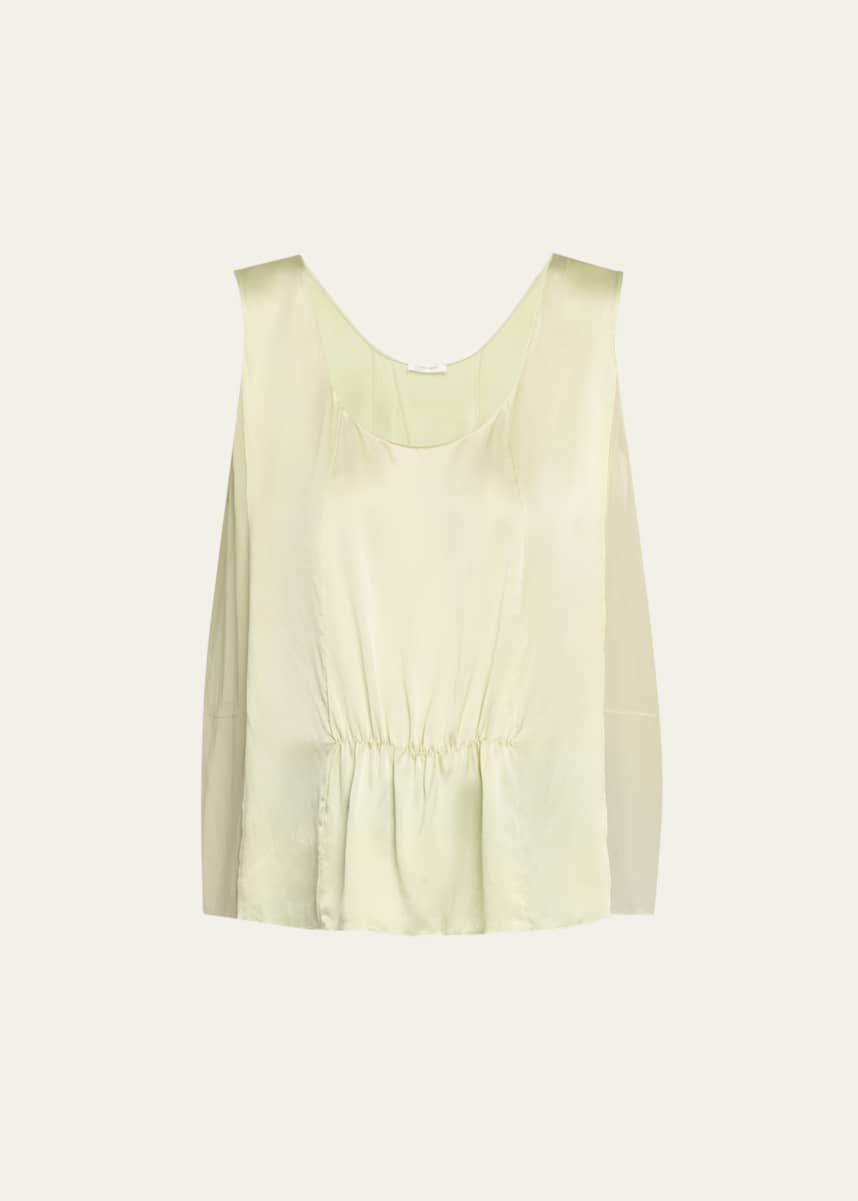 THE ROW Dinara Boxy Silk Top