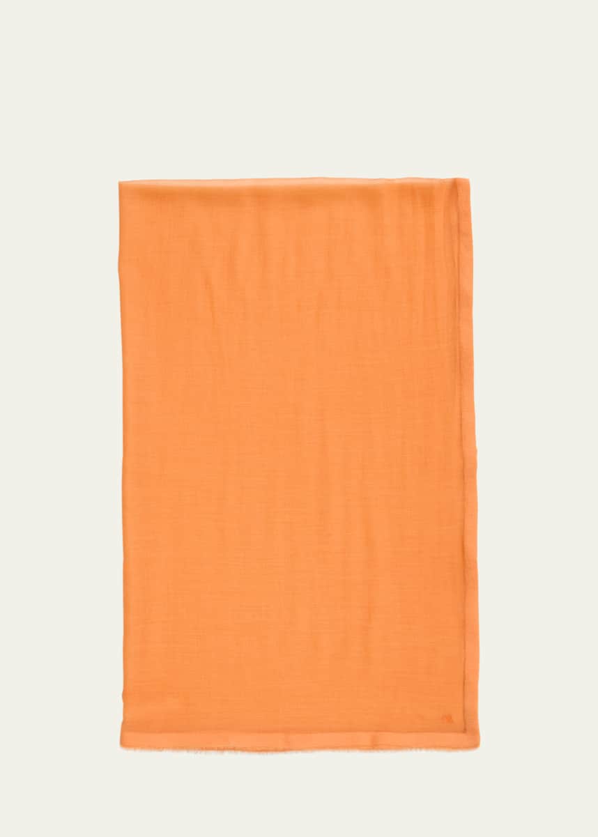 THE ROW Fioko Fuzzy Edge Cashmere Scarf