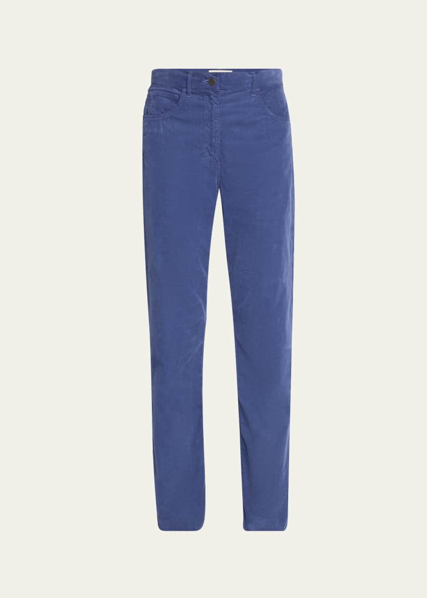 THE ROW Tarley Corduroy Straight Leg Pants