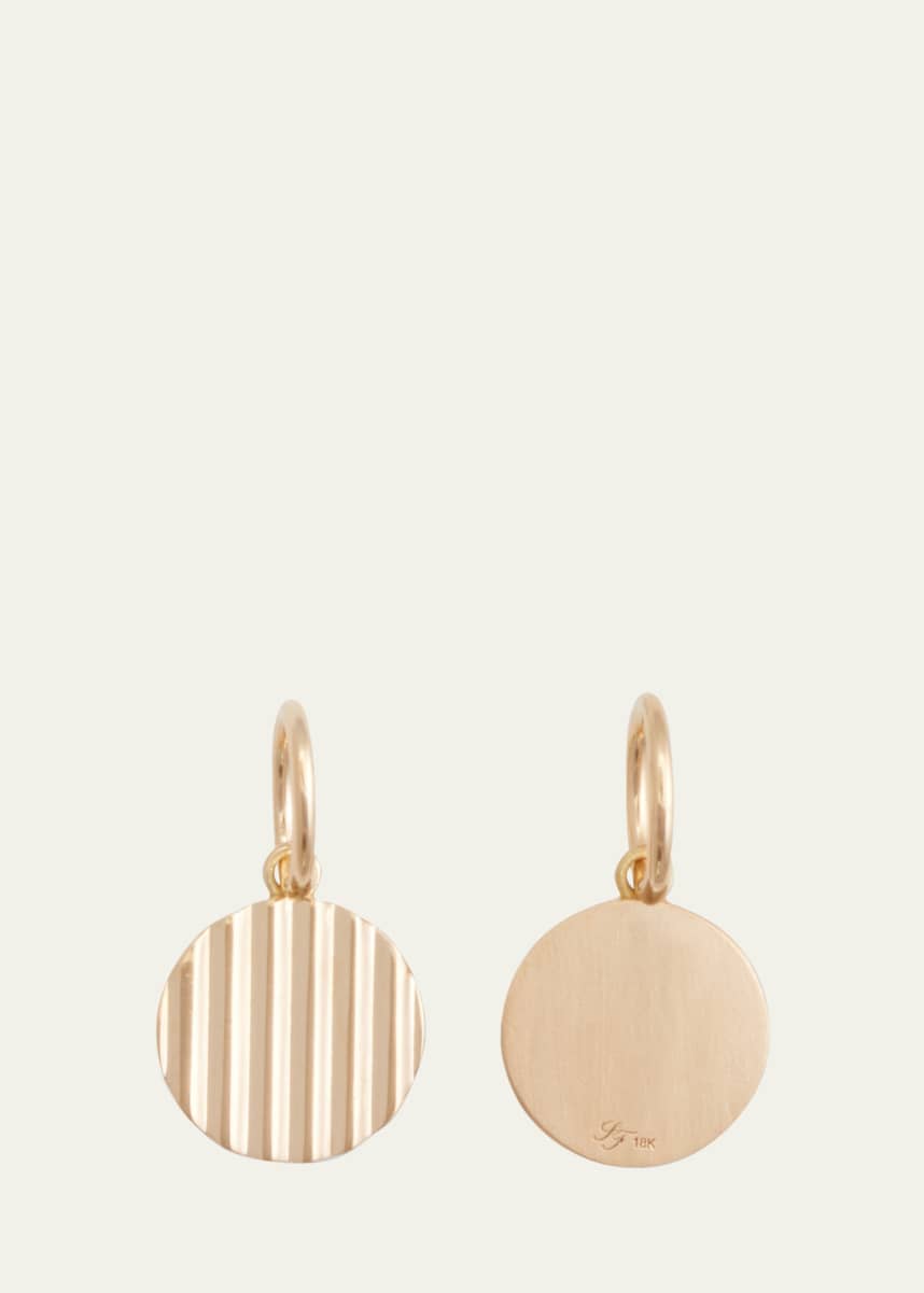 Sherman Field, 1967 18K Yellow Gold Circle Barre Medallion Charm