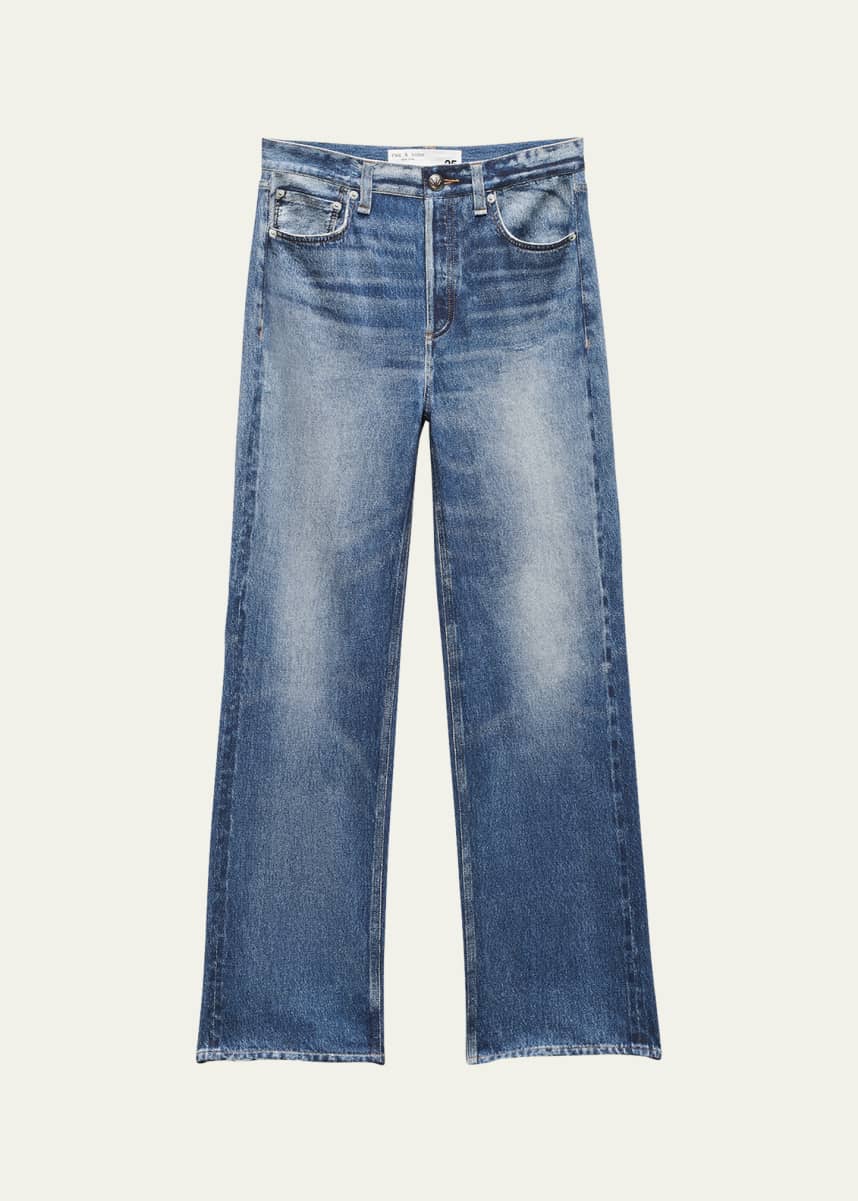 Rag & Bone Miramar Shea High-Rise Ankle Straight Jeans