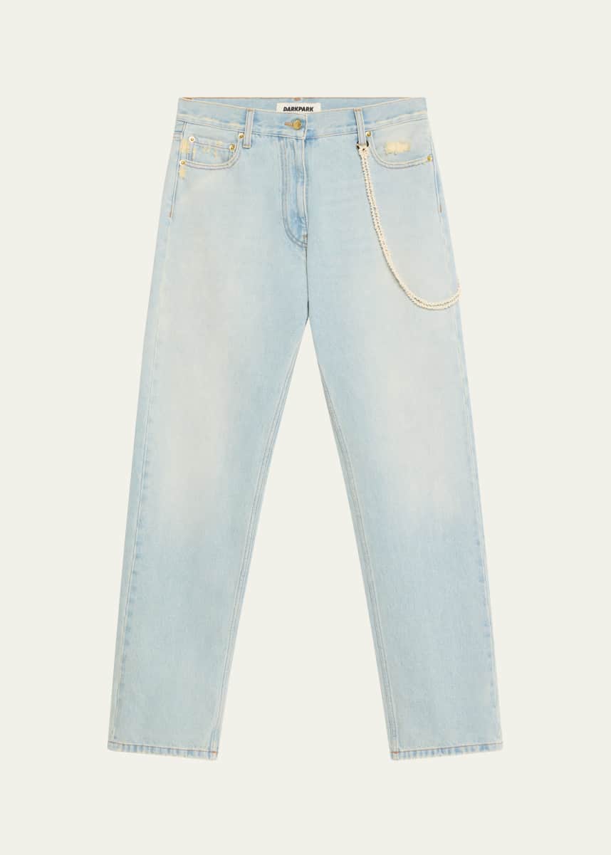 DARKPARK Naomi Boyfriend Jeans with Chain