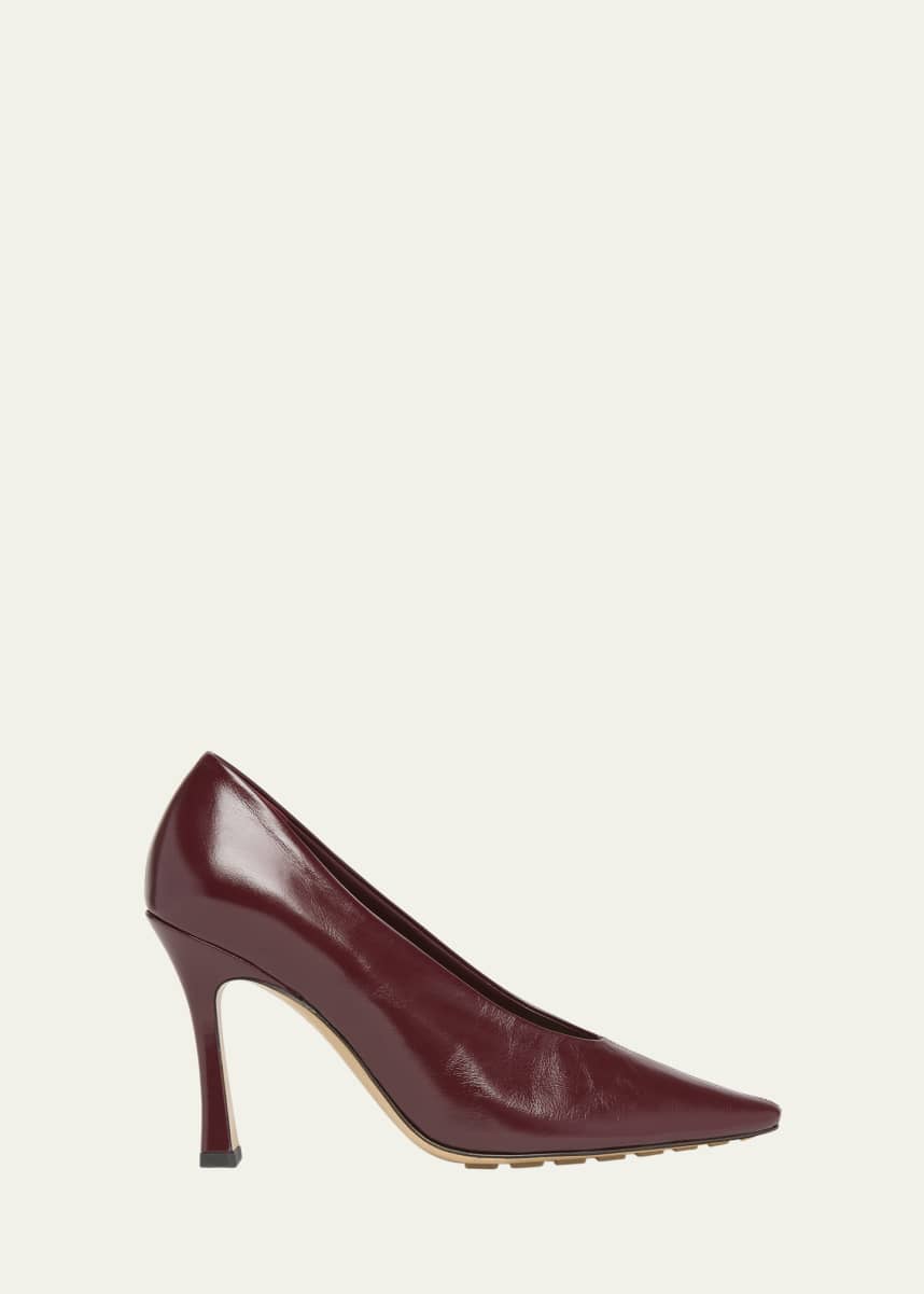 Bottega Veneta Leather Stiletto Sporty Pumps