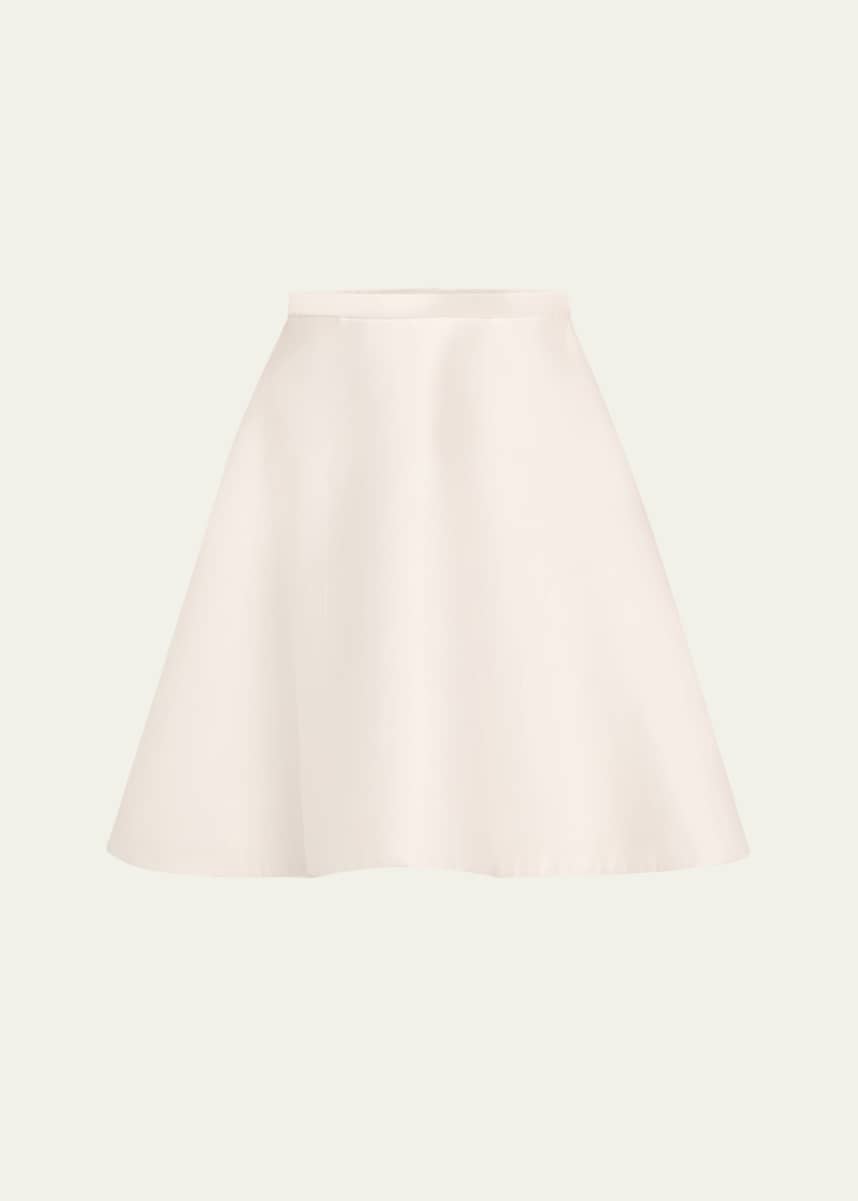 Marc Jacobs Runway Flared Silk-Blend Midi Skirt