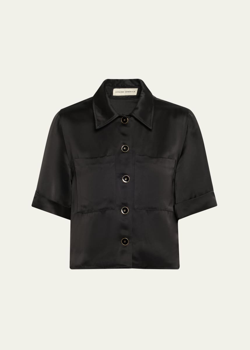 Officine Generale Lenka Fluid Viscose Shirt