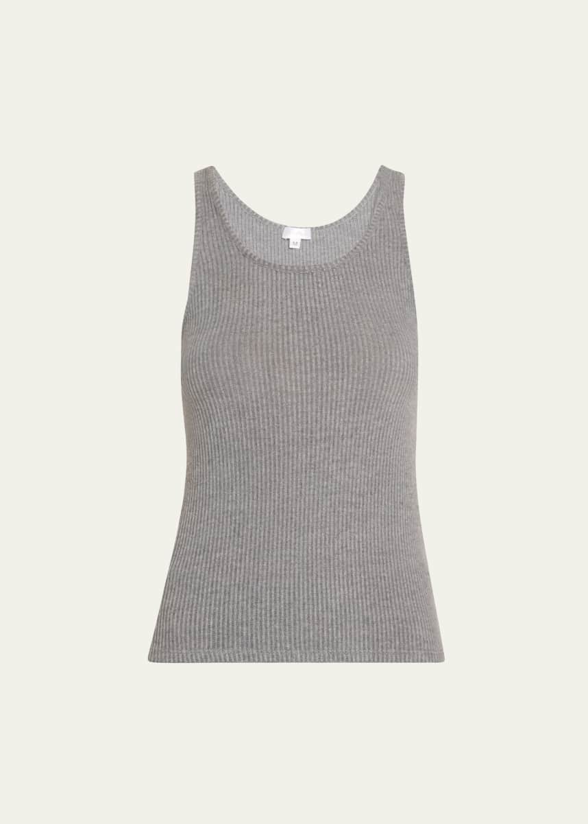 Andine Di Maria Ribbed Scoop-Neck Tank