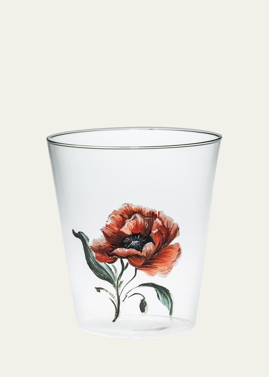 Casarialto Poppy Drinking Glass, 12 oz.