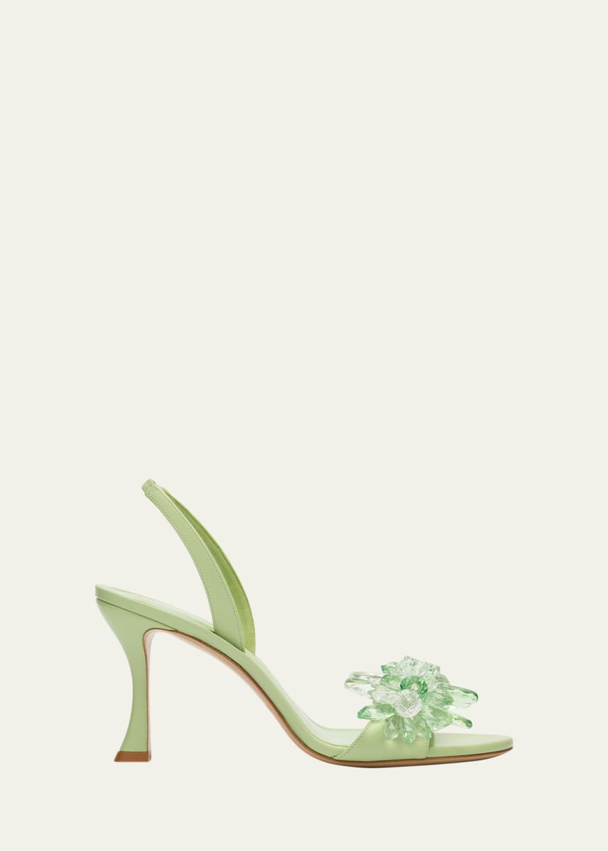 Alexandre Birman Sierra Embellished Leather Pumps