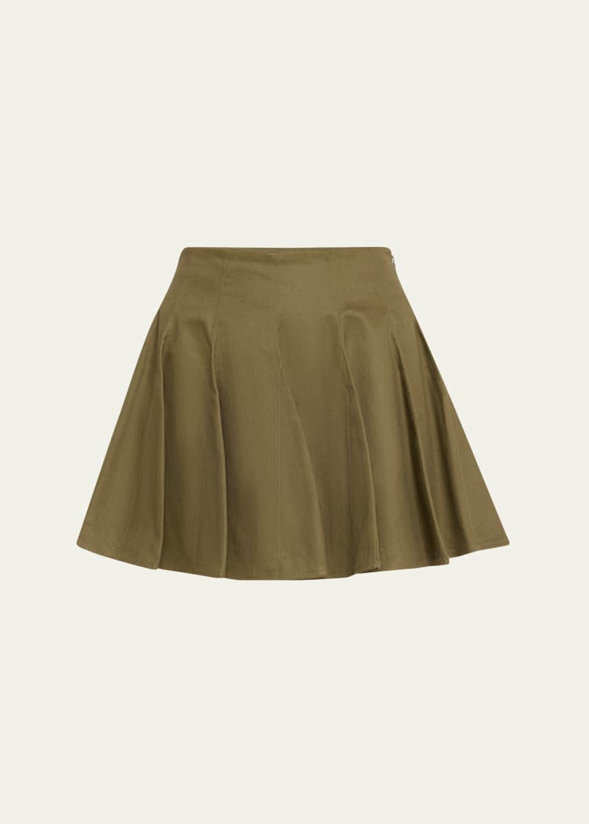 anOnlyChild Ellis Fit-and-Flare Mini Skirt