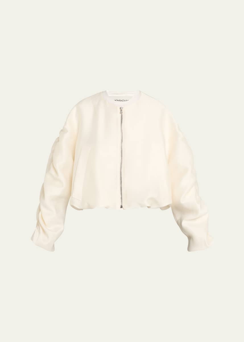 anOnlyChild Sanguinetti Ruched Back Jacket