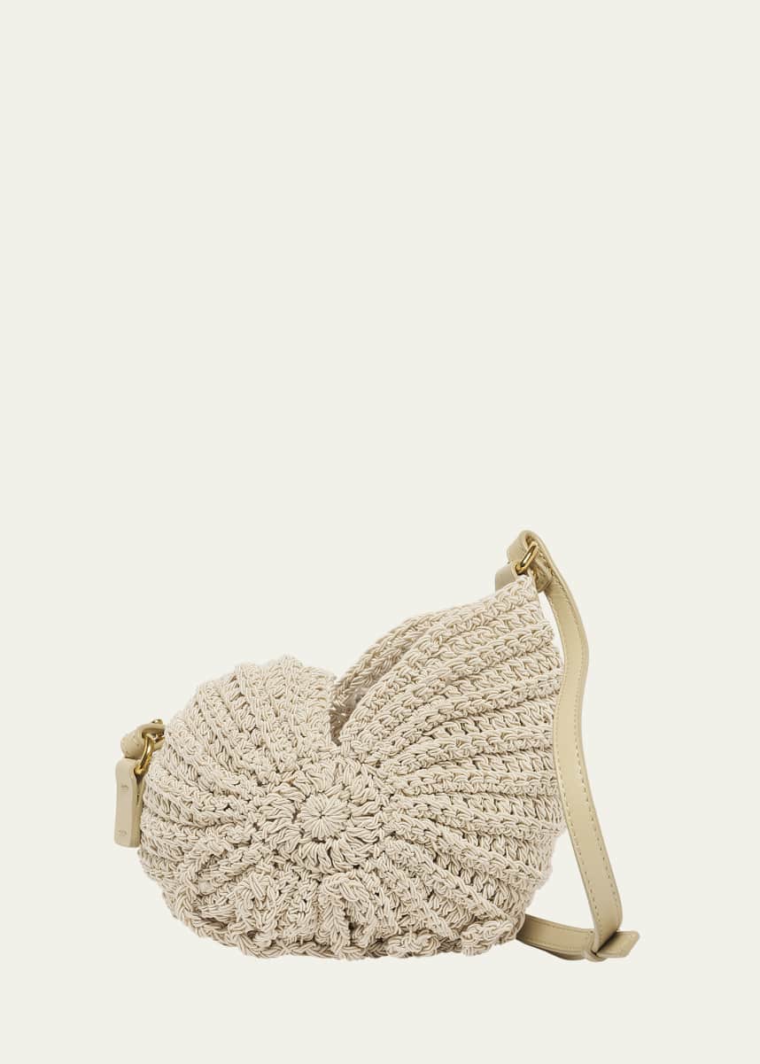 Chloe Sea Treasures Woven Shell Crossbody Bag