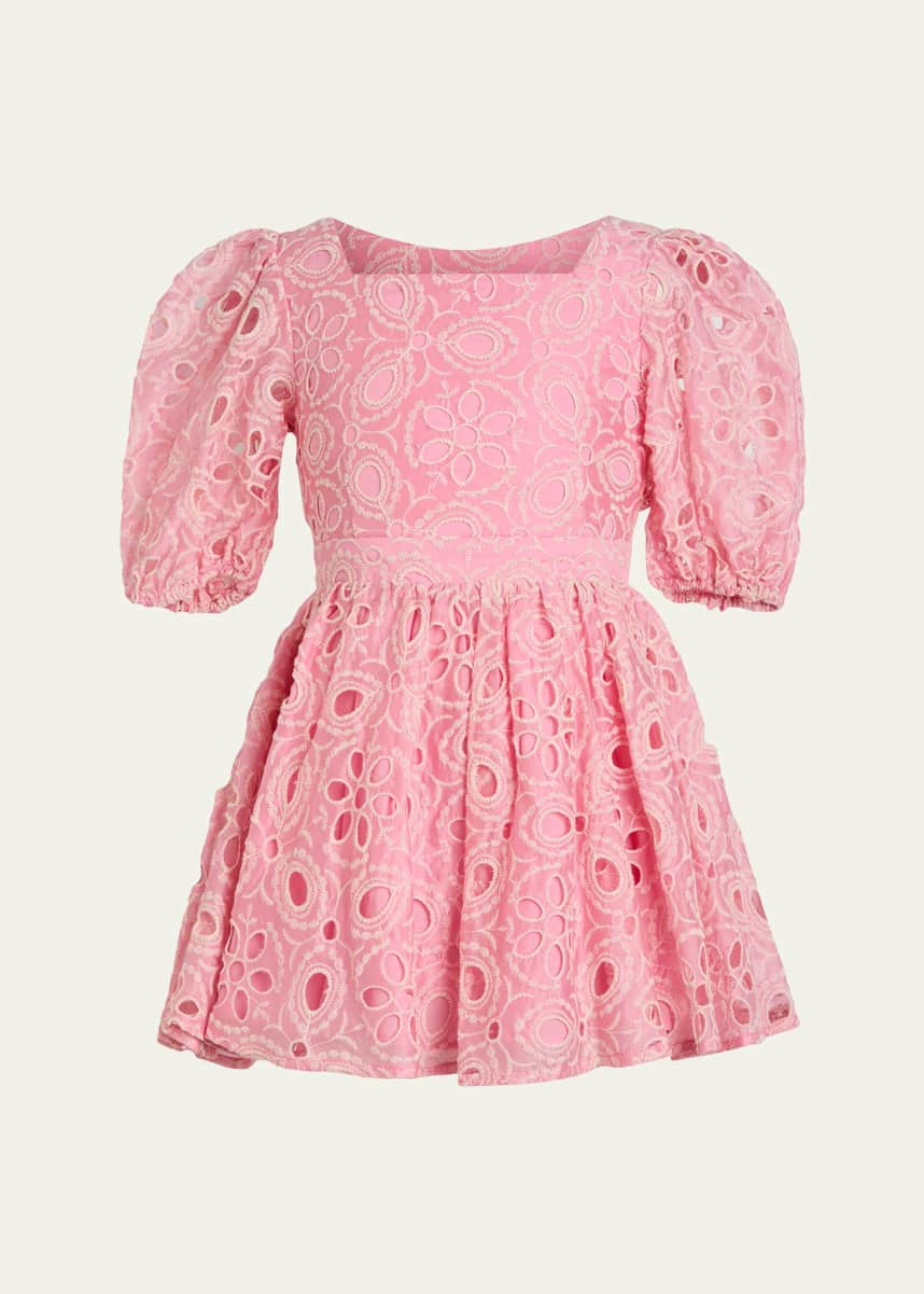 Bardot Junior Girl's Margo Embroidered Mini Dress, Size 4-16