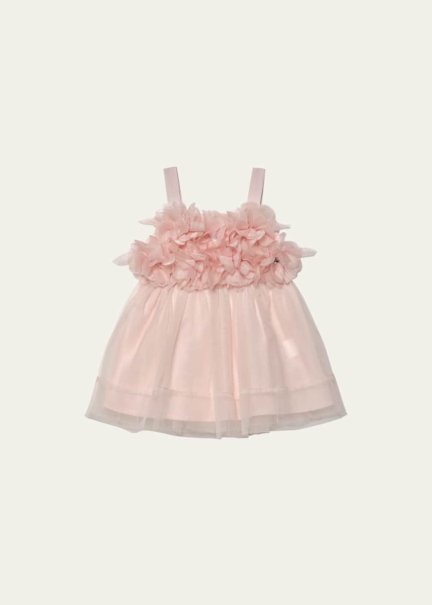 Tutu Du Monde Girl's Bebe Peony Tulle Dress, Size 3-24M