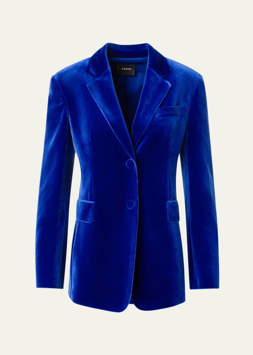 Akris Taddeo Velvet Jacket