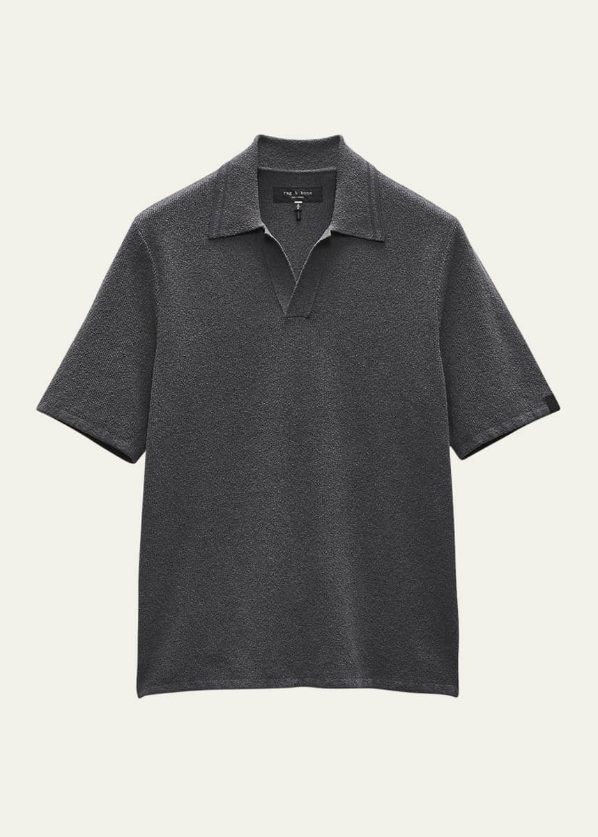 Rag & Bone Men's Zuma Toweling Polo Shirt