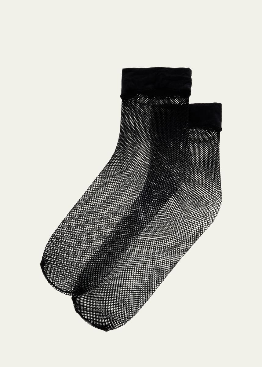 Maria La Rosa Net Ankle Socks