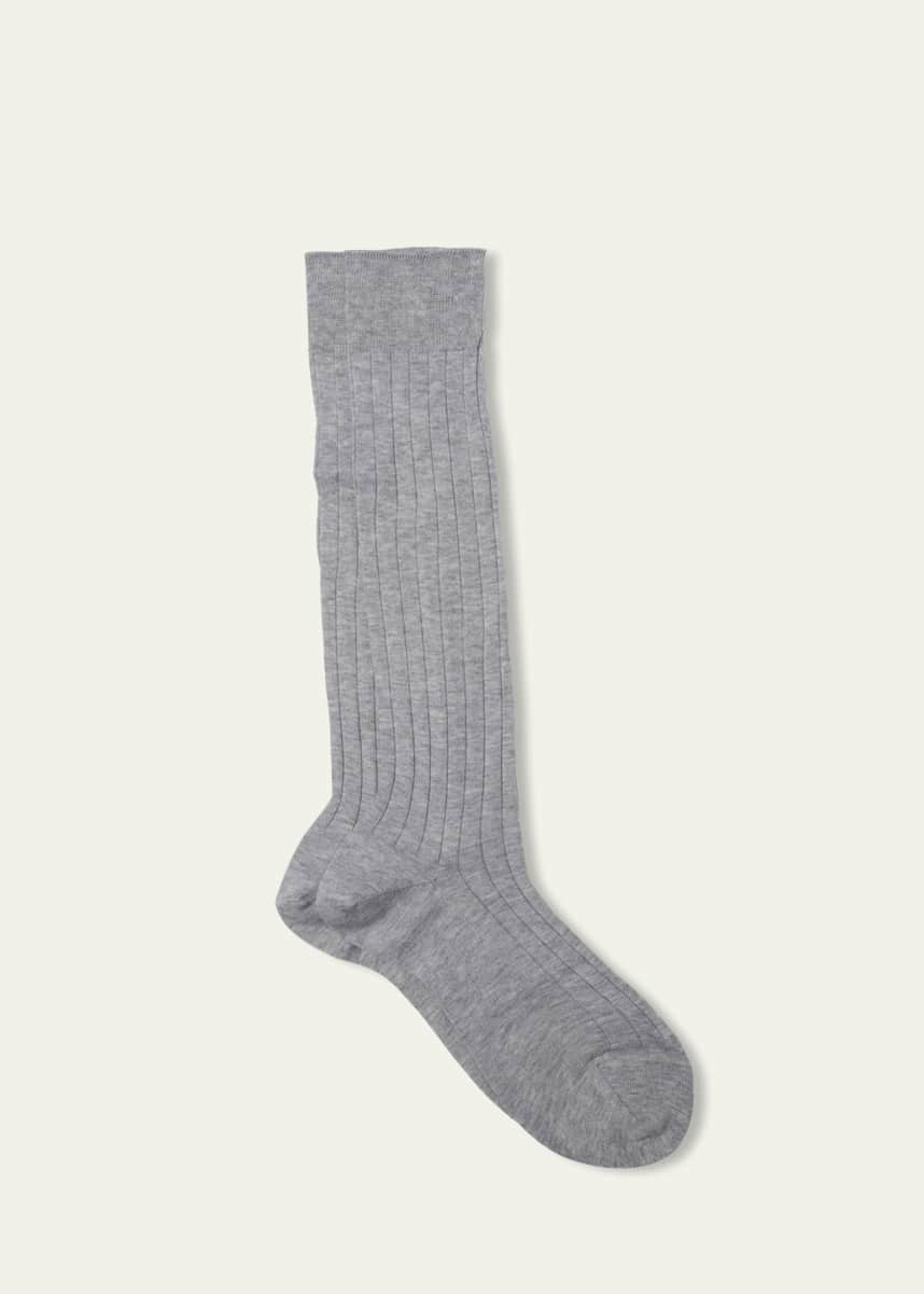 Maria La Rosa Bio College Ribbed Organic Cotton Socks