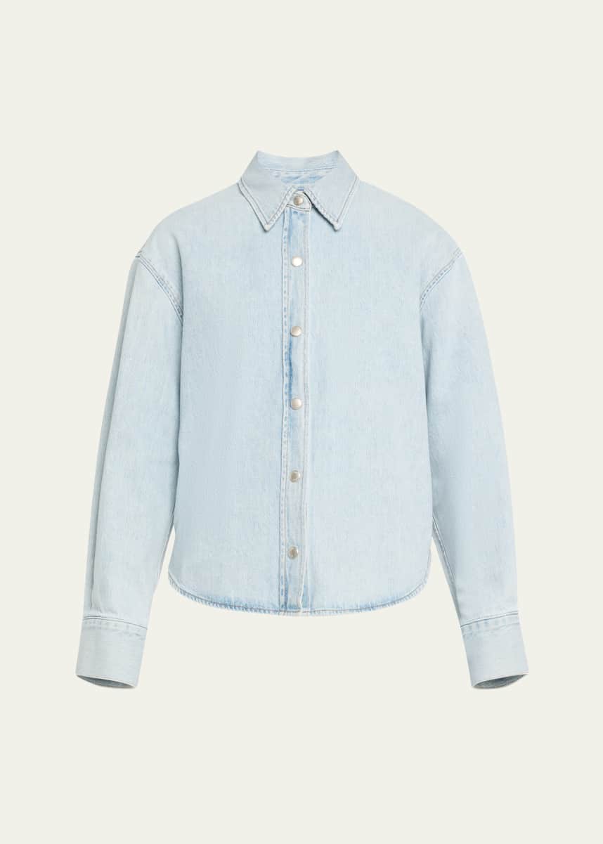 AGOLDE Laurel Long-Sleeve Denim Shirt