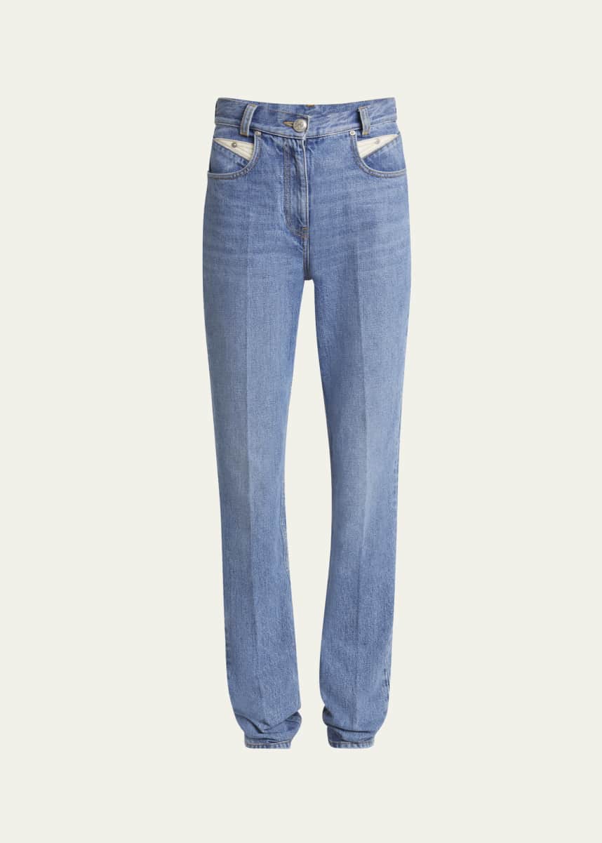 Givenchy Western Straight Leg Denim Pants