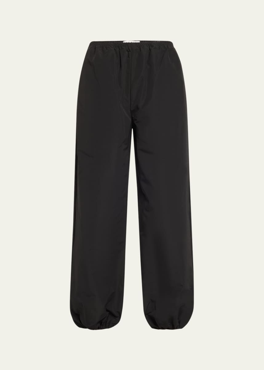ALAIA Balloon Silk Taffeta Pants
