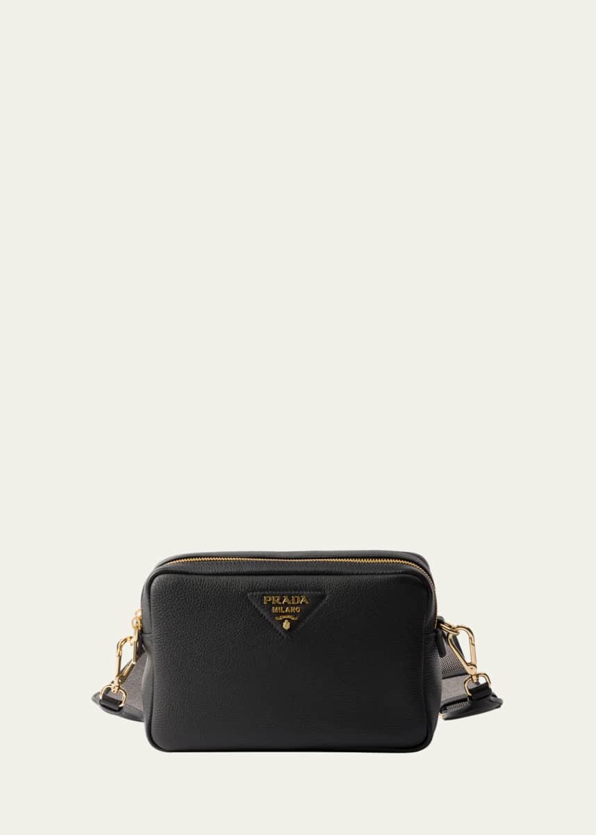 Prada Daino Soft Leather Camera Crossbody Bag