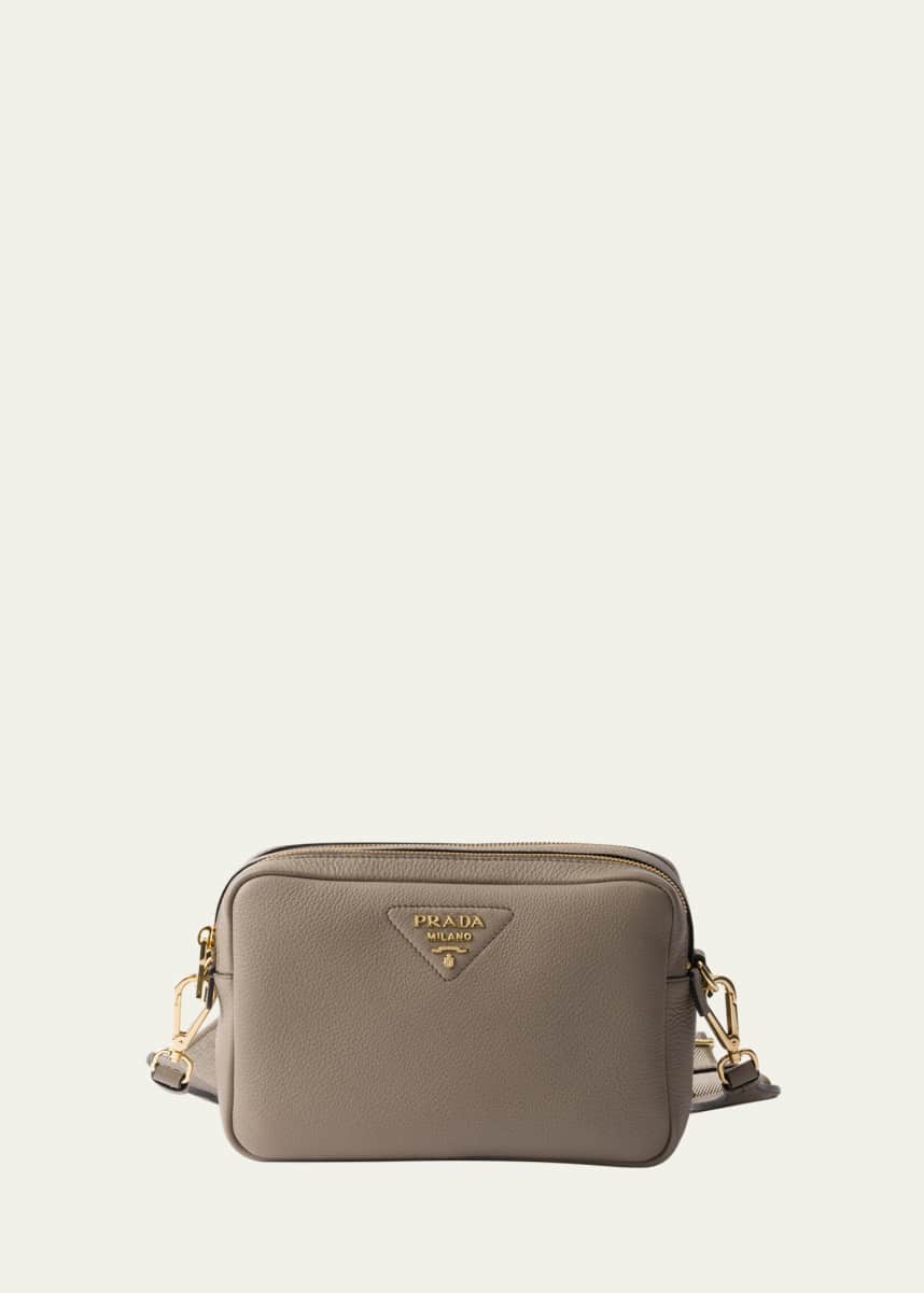 Prada Daino Soft Leather Camera Crossbody Bag