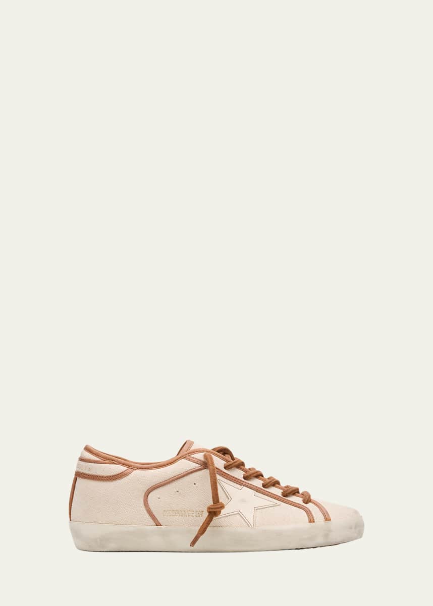 Golden Goose Superstar Canvas Low-Top Sneakers