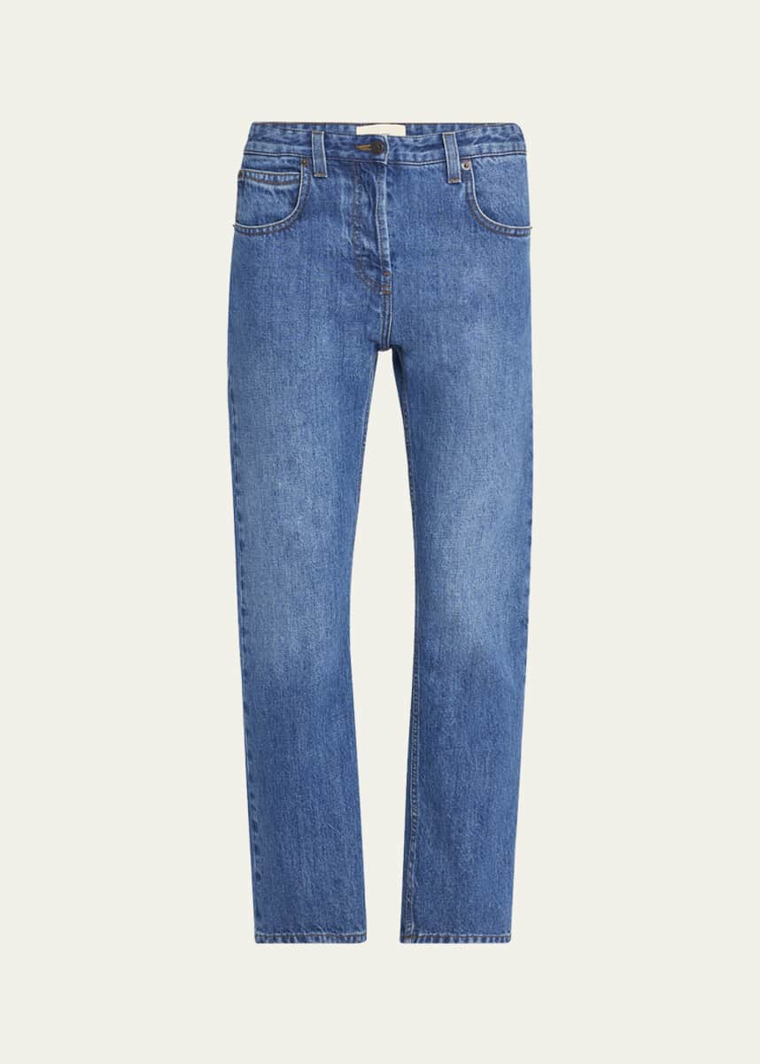 THE ROW Riaco Slim-Leg Ankle Jeans