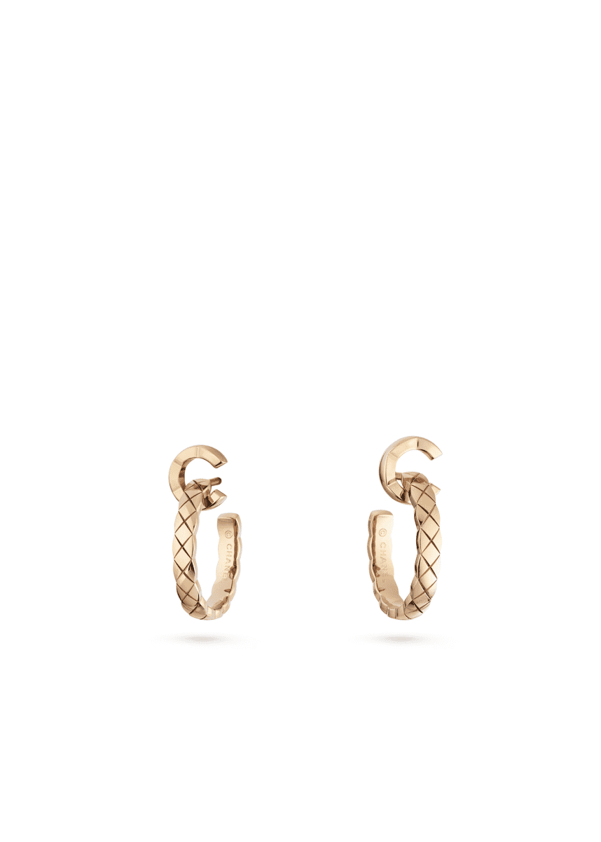 CHANEL COCO CRUSH HOOP EARRINGS