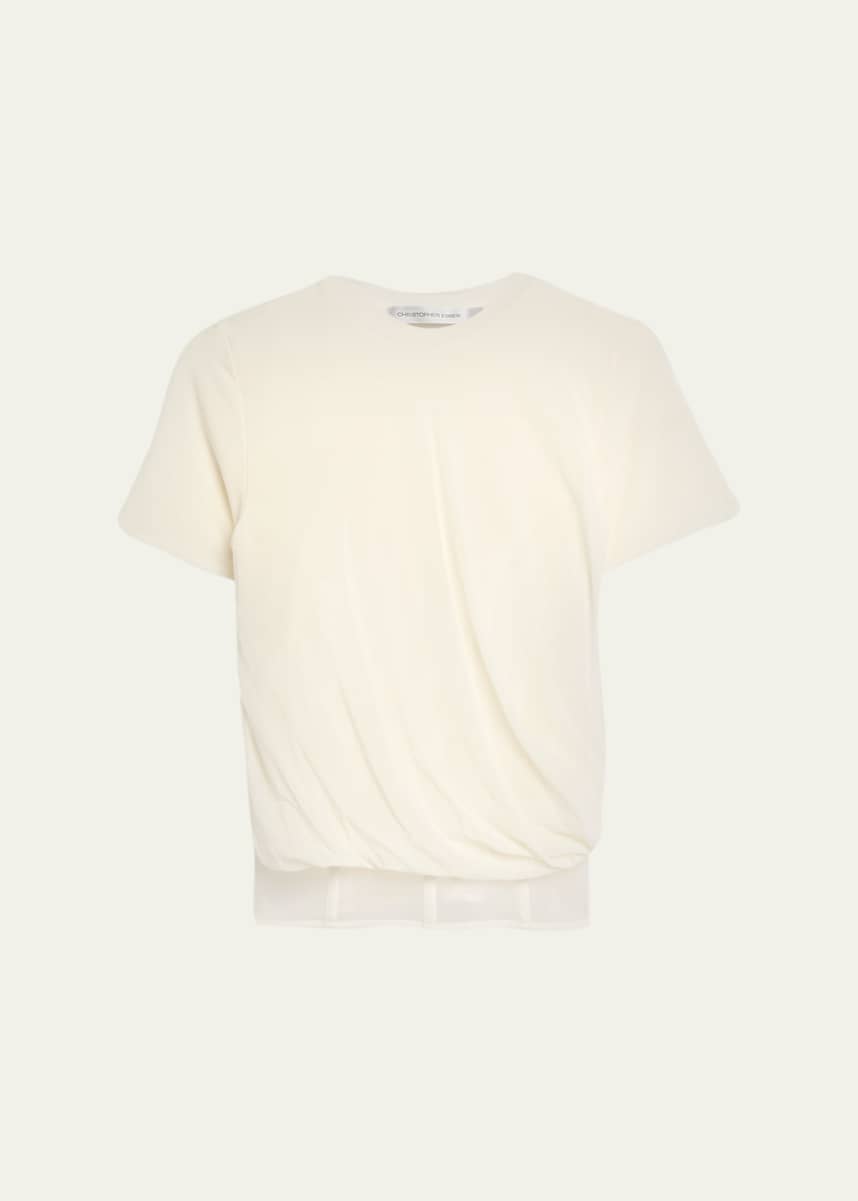 Christopher Esber Coiled Jersey Corset Tee