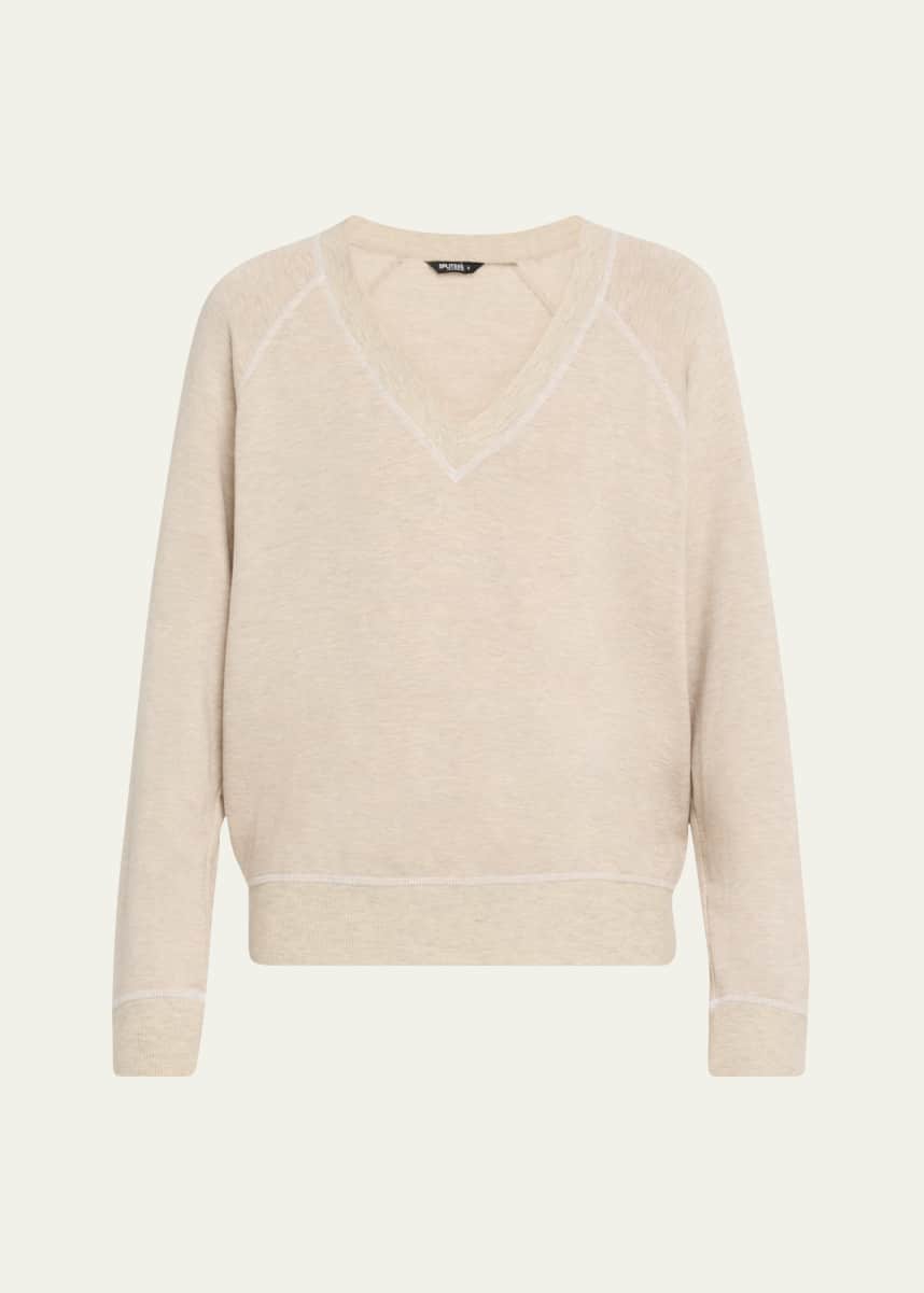 Splits59 Bennie Fleece V-Neck Sweatshirt