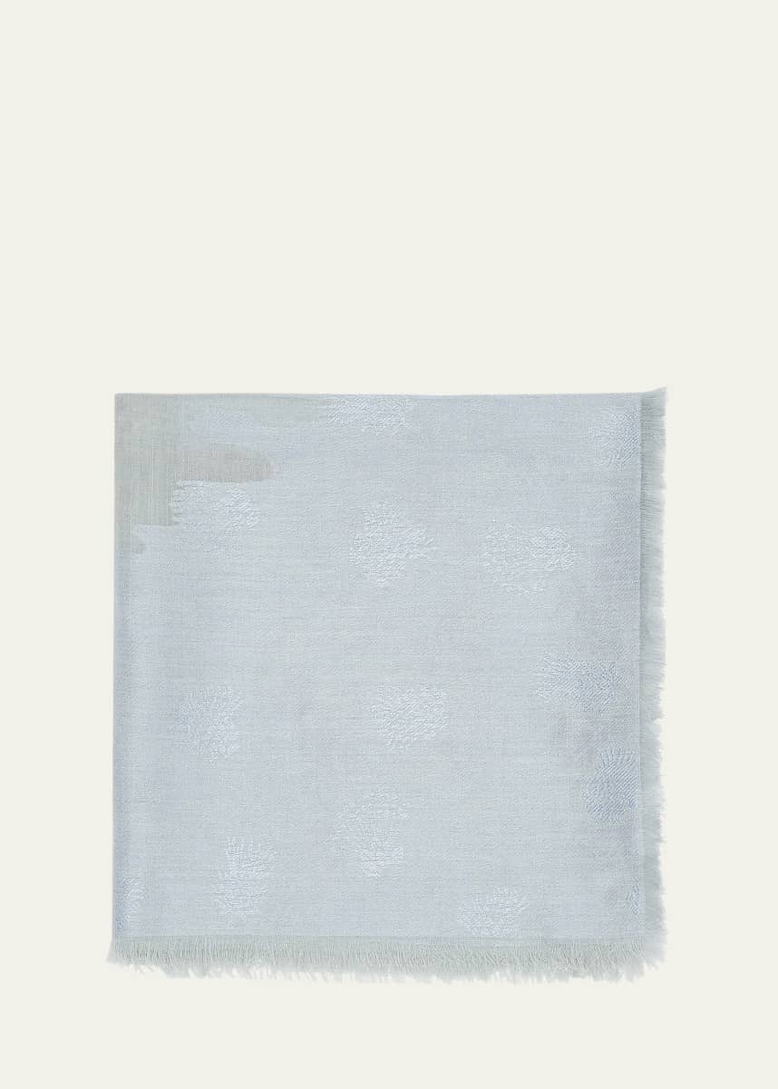 Loro Piana Cardo Fil Coupe Silk Shawl