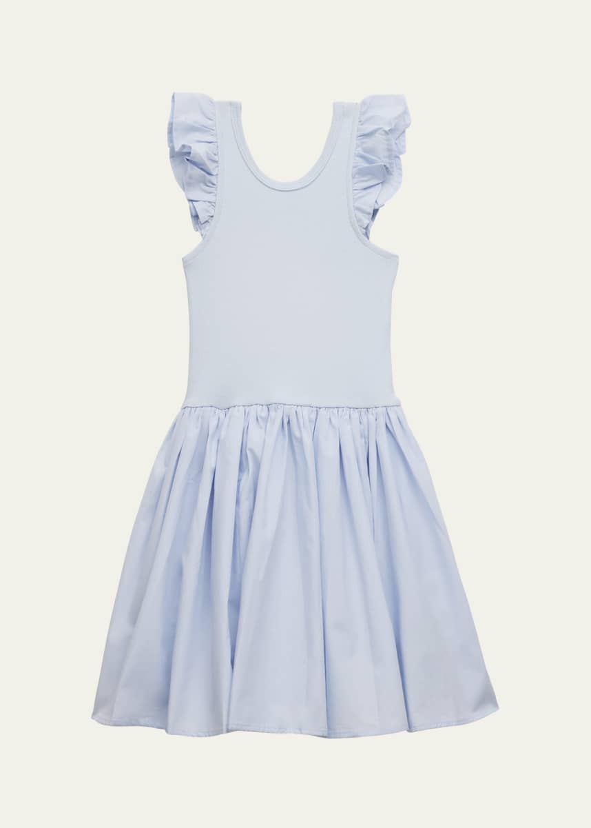 Molo Girl's Cloudia Combo Dress, Size 3T-6