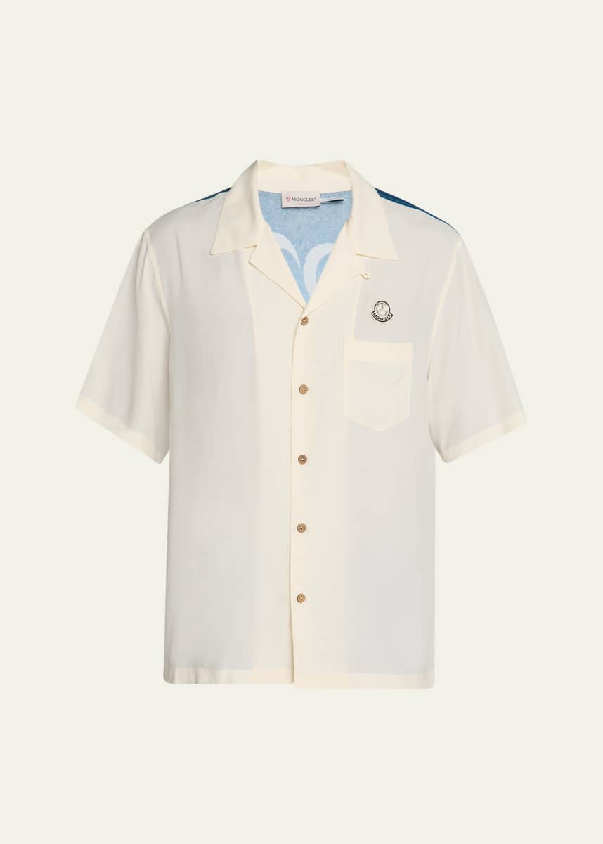 Moncler Genius x Mercedes-Benz by NIGO Men's Satin Camp Shirt