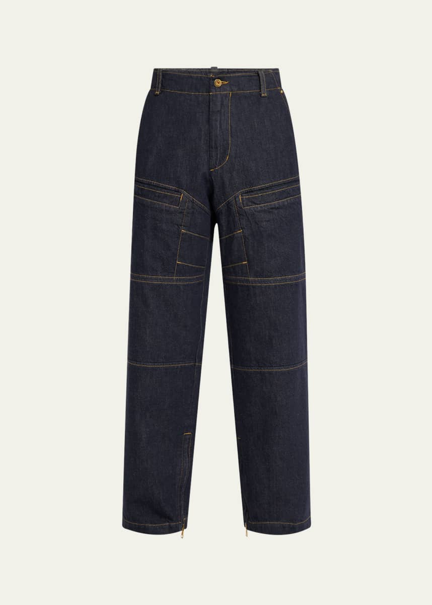Moncler Genius x Mercedes-Benz by NIGO Men's Washed Denim Trousers
