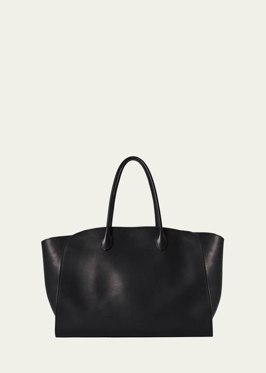 THE ROW Men’s Marlo 17 Tote Bag in Saddle Leather