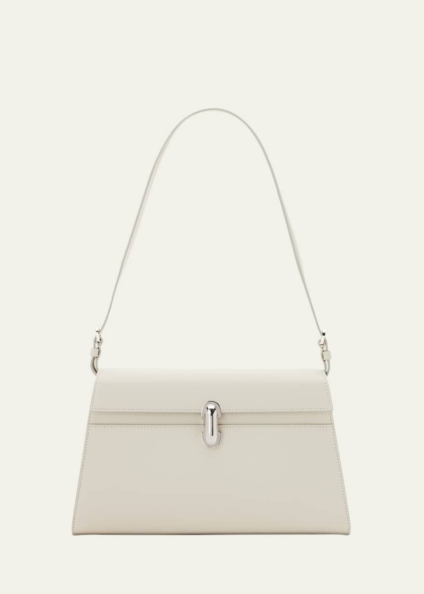 Savette Symmetry Smooth Leather Shoulder Bag