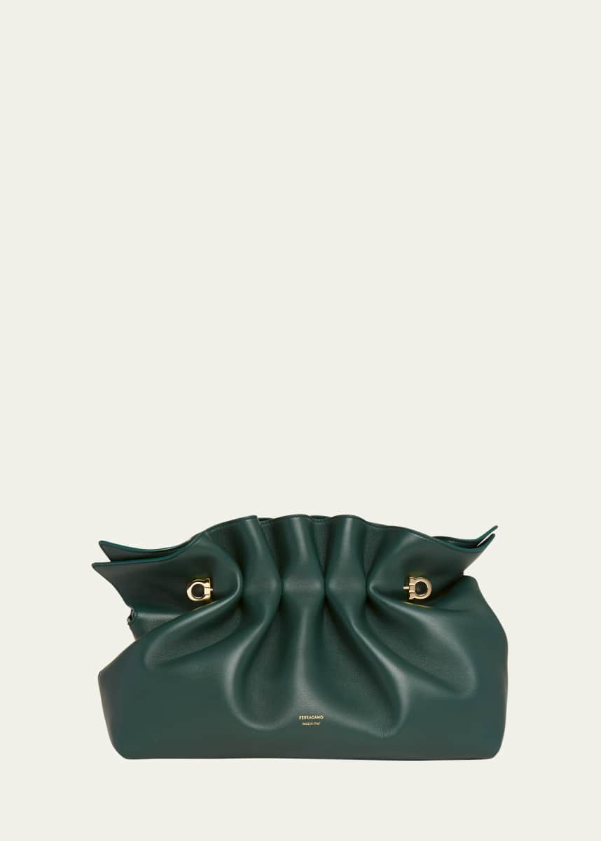Ferragamo Dumpling Medium Leather Shoulder Bag