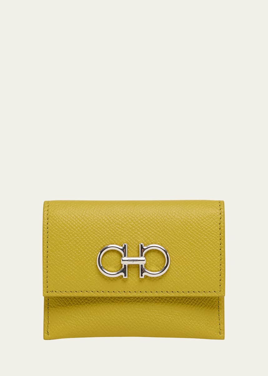 Ferragamo The Gancini Leather Card Case