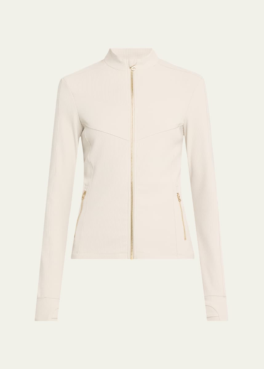Blanc Noir Directional Rib Jacket